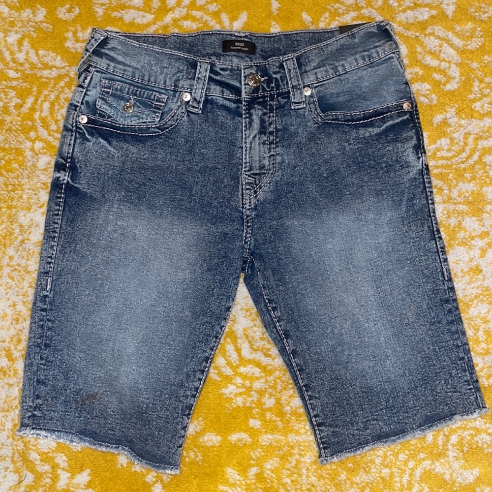 True religión relaxed straight Boy Shorts
